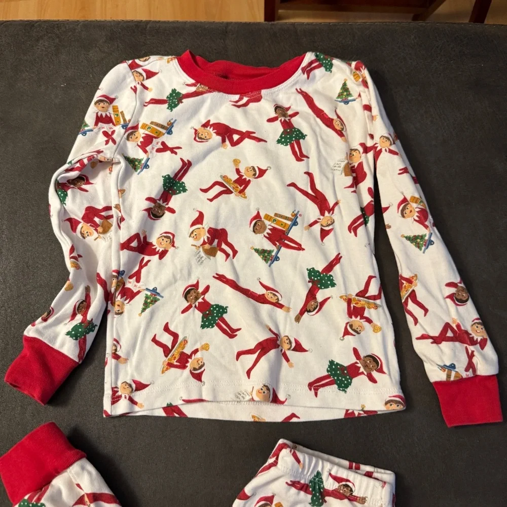 Pottery Barn Kids Christmas Pajamas Size‎ 6 - Picture 2 of 4